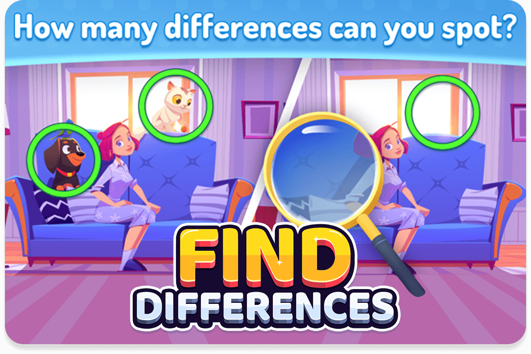 Play Find the Difference on GamesDonut. It's a simple online Game Site.