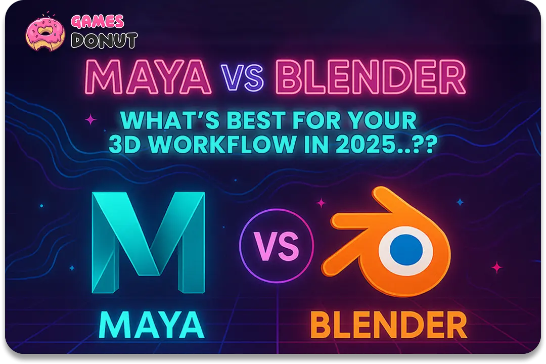Maya vs Blender : What’s Best for Your 3D Workflow in 2025..??