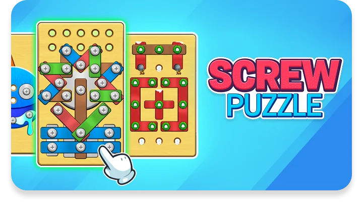 Screw Puzzle: Nut & Bolt