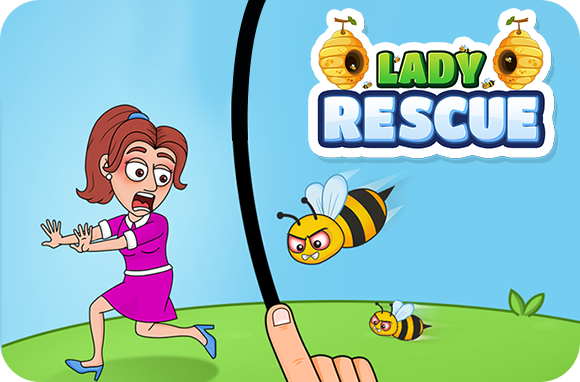 Lady Rescue: Draw to Save