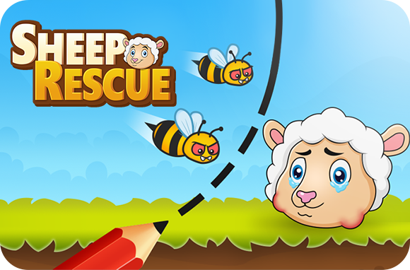 Rescue Sheep : Draw To Save