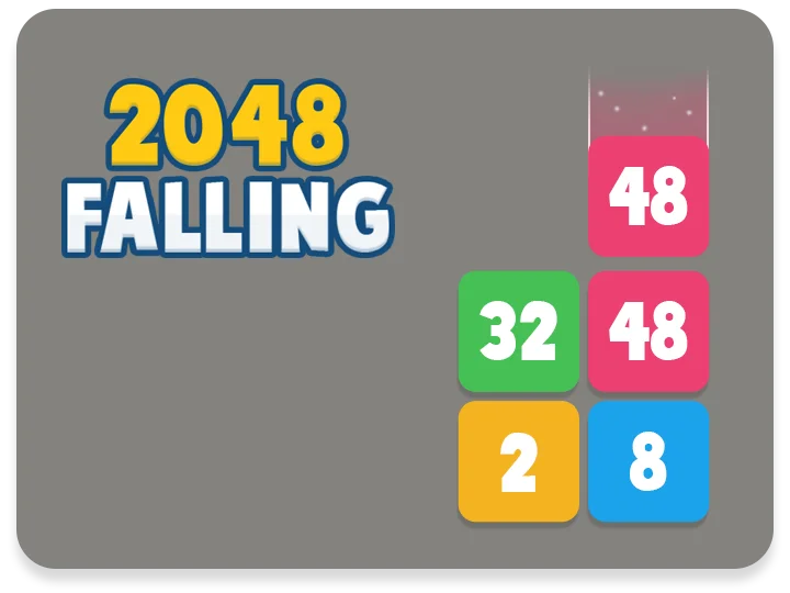 2048 Falling Numbers