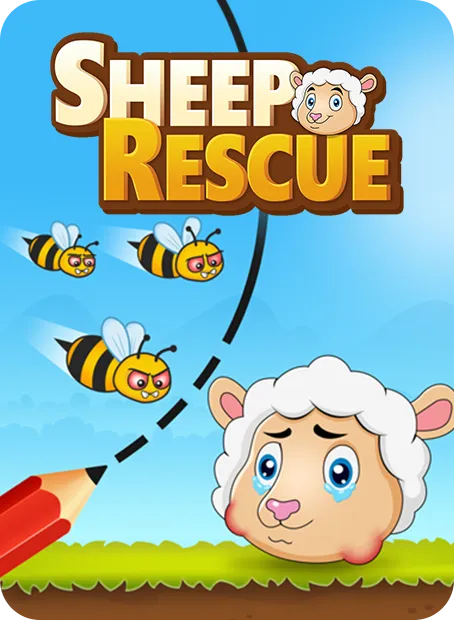 Rescue Sheep : Draw To Save